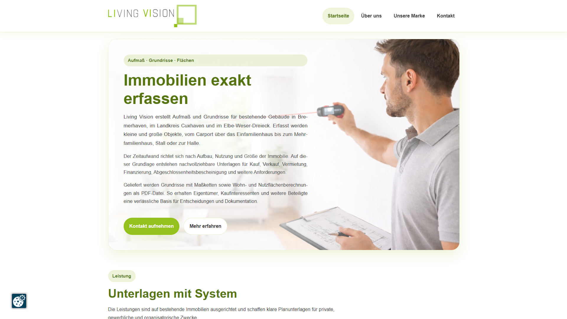 Webseite Living Vision